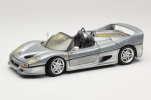 Ferrari F50 Καμπριολέ Chrome Silver Περιορισμένη Έκδοση Hot Wheels 1:18 25741 Μέταλλο