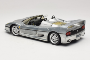 Ferrari F50 Καμπριολέ Chrome Silver Περιορισμένη Έκδοση Hot Wheels 1:18 25741 Μέταλλο - εικόνα 7 από 8