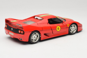 Ferrari F50 Coupe #6 Κόκκινο με Ιταλική Σημαία Bburago 1:18 3382-P1 Μέταλλο - εικόνα 3 από 8