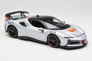 Ferrari SF90 XX Stradale Arctic White Bburago 1:18 18-16020W Μέταλλο - εικόνα 6 από 8
