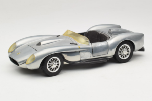 Ferrari Testa Rossa Chrome Silver Hot Wheels 1:18 25737 Μέταλλο