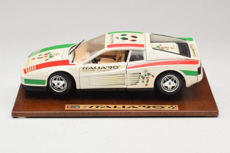 Ferrari Testarossa Italia 90 Λευκό Bburago 1:18 3059-W1 Μέταλλο