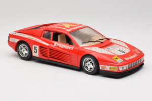 Ferrari Testarossa Brummel #5 Κόκκινο 1984 Bburago 1:18 3004-P1 Μέταλλο - εικόνα 6 από 8