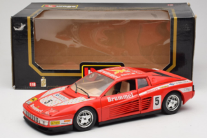 Ferrari Testarossa Brummel #5 Κόκκινο 1984 Bburago 1:18 3004-P1 Μέταλλο - εικόνα 8 από 8