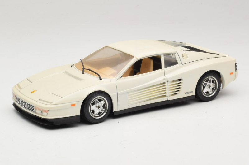 Ferrari Testarossa Λευκό Bburago 1:18 3019-W1 Μέταλλο