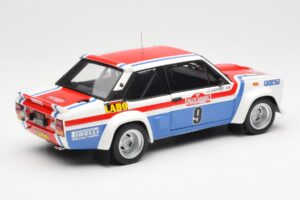 Fiat 131 Abarth Fiat France #9 J-C. Andruet / C. Delferrier Winner Rally Sanremo 1977 Kyosho 1:18 08375A Μέταλλο - εικόνα 3 από 8