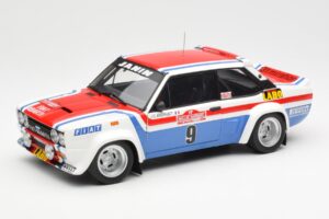 Fiat 131 Abarth Fiat France #9 J-C. Andruet / C. Delferrier Winner Rally Sanremo 1977 Kyosho 1:18 08375A Μέταλλο