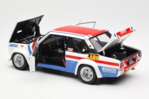 Fiat 131 Abarth Fiat France #9 J-C. Andruet / C. Delferrier Winner Rally Sanremo 1977 Kyosho 1:18 08375A Μέταλλο - εικόνα 5 από 8