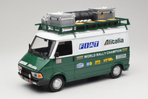 Fiat 242 Alitalia Rally Team Assistance With Trailer 1978 IXO 1:18 18CMC027WX Μέταλλο - εικόνα 2 από 7