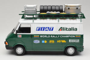Fiat 242 Alitalia Rally Team Assistance With Trailer 1978 IXO 1:18 18CMC027WX Μέταλλο - εικόνα 4 από 7