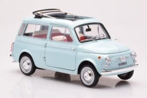 Fiat 500 Giardiniera Acquamarina Μπλε Norev 1:18 187742 Μέταλλο - εικόνα 6 από 7