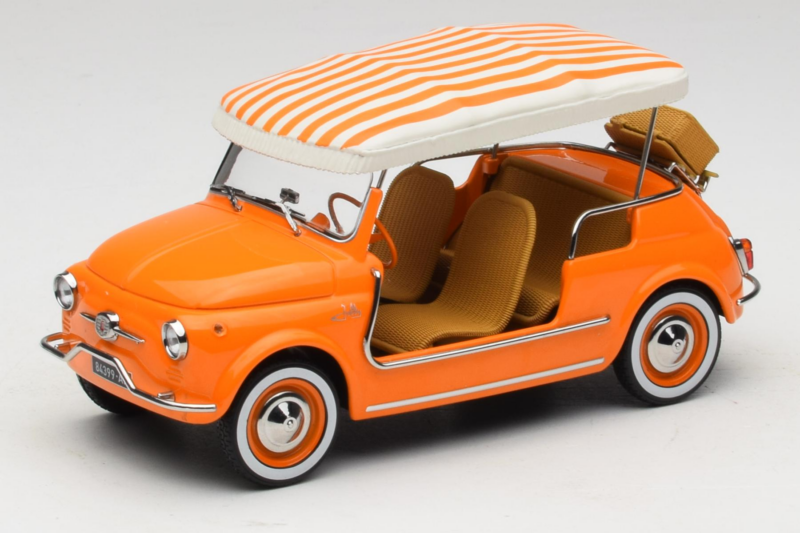 Fiat 500 Jolly Πορτοκαλί Norev 1:18 187791 Μέταλλο