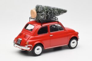 Fiat 500 L Κόκκινο Christmas Norev 1:18 187779 Μέταλλο - εικόνα 2 από 6