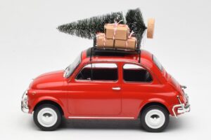 Fiat 500 L Κόκκινο Christmas Norev 1:18 187779 Μέταλλο - εικόνα 3 από 6