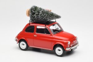 Fiat 500 L Κόκκινο Christmas Norev 1:18 187779 Μέταλλο - εικόνα 4 από 6