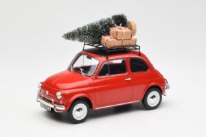 Fiat 500 L Κόκκινο Christmas Norev 1:18 187779 Μέταλλο