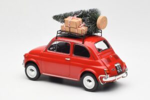 Fiat 500 L Κόκκινο Christmas Norev 1:18 187779 Μέταλλο - εικόνα 5 από 6