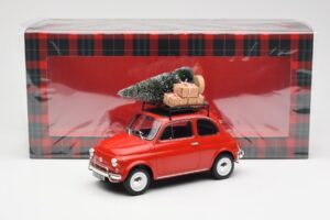 Fiat 500 L Κόκκινο Christmas Norev 1:18 187779 Μέταλλο - εικόνα 6 από 6