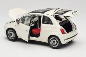 Fiat 500 Λευκό Mondo Motors 1:18 500291 Μέταλλο - εικόνα 5 από 8