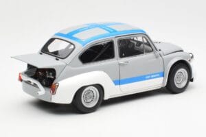 Fiat Abarth 1000 TCR Ματ Γκρι Μπλε Ρίγες AUTOart 1:18 72642 Μέταλλο - εικόνα 3 από 8