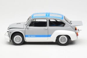 Fiat Abarth 1000 TCR Ματ Γκρι Μπλε Ρίγες AUTOart 1:18 72642 Μέταλλο - εικόνα 4 από 8