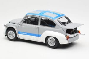 Fiat Abarth 1000 TCR Ματ Γκρι Μπλε Ρίγες AUTOart 1:18 72642 Μέταλλο - εικόνα 7 από 8