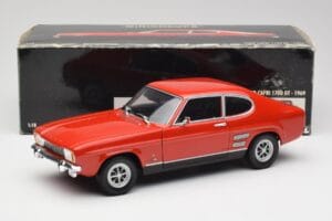 Ford Capri Mk1 1700 GT Κόκκινο Minichamps 1:18 180089001 Μέταλλο - εικόνα 8 από 8