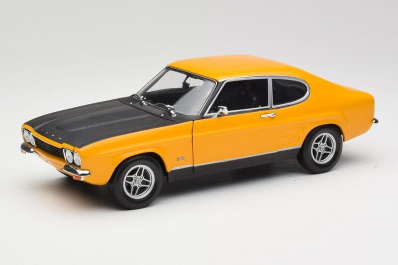 Ford Capri 2600 RS Signal Κίτρινο Με Μαύρο Minichamps 1:18 180089070 Μέταλλο