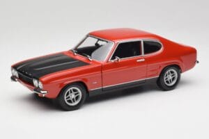 Ford Capri Mk1 RS 2600 Κόκκινο & Μαύρο Minichamps 1:18 150089076 Μέταλλο