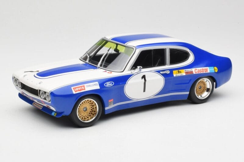 Ford Capri Mk1 RS 2600 #1 D. Glemser Ford Deutschland Winner Brno ETCC 1972 Minichamps 1:18 155728501 Μέταλλο