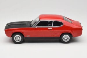 Ford Capri Mk1 RS 2600 Κόκκινο με Μαύρο Καπό MCG 1:18 MCG18538 Μέταλλο - εικόνα 3 από 6