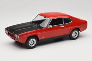 Ford Capri Mk1 RS 2600 Κόκκινο με Μαύρο Καπό MCG 1:18 MCG18538 Μέταλλο