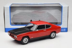 Ford Capri Mk1 RS 2600 Κόκκινο με Μαύρο Καπό MCG 1:18 MCG18538 Μέταλλο - εικόνα 6 από 6