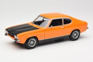 Ford Capri Mk1 RS 2600 Signal Orange Μαύρο Minichamps 1:18 150089077 Μέταλλο