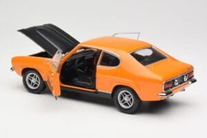 Ford Capri Mk1 RS 2600 Signal Orange Μαύρο Minichamps 1:18 150089077 Μέταλλο - εικόνα 5 από 8