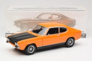 Ford Capri Mk1 RS 2600 Signal Orange Μαύρο Minichamps 1:18 150089077 Μέταλλο - εικόνα 8 από 8
