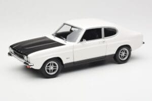 Ford Capri Mk1 RS 2600 Λευκό Μαύρο Minichamps 1:18 150089078 Μέταλλο