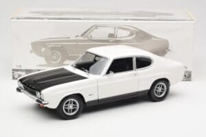 Ford Capri Mk1 RS 2600 Λευκό Μαύρο Minichamps 1:18 150089078 Μέταλλο - εικόνα 8 από 8