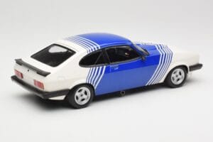 Ford Capri Mk2 3.0 Λευκό με Μπλε Ρίγες Minichamps 1:18 155788600 Μέταλλο - εικόνα 2 από 6