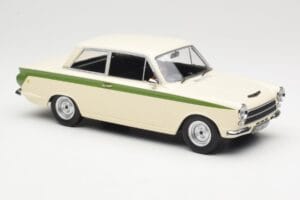 Ford Cortina Lotus White & Green Stripe MCG 1:18 MCG18434 Μέταλλο - εικόνα 4 από 6