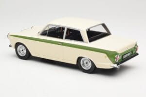 Ford Cortina Lotus White & Green Stripe MCG 1:18 MCG18434 Μέταλλο - εικόνα 5 από 6