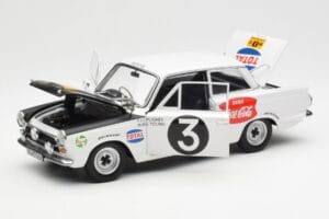 Ford Cortina Mk1 #3 P. Hughes / B. Young African Safari Rally 1964 AUTOart 1:18 86428 Μέταλλο - εικόνα 2 από 8
