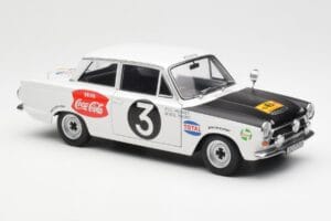 Ford Cortina Mk1 #3 P. Hughes / B. Young African Safari Rally 1964 AUTOart 1:18 86428 Μέταλλο - εικόνα 6 από 8