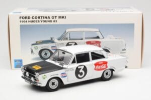 Ford Cortina Mk1 #3 P. Hughes / B. Young African Safari Rally 1964 AUTOart 1:18 86428 Μέταλλο - εικόνα 8 από 8