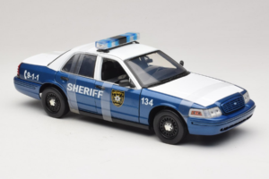 Ford Crown Victoria Police Interceptor The Walking Dead Greenlight 1:18 12957 Μέταλλο - εικόνα 4 από 6