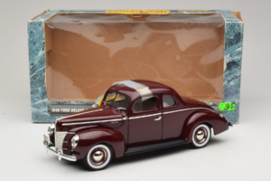 Ford Deluxe Coupe Σκούρο Κόκκινο ERTL 1:18 7936 Μέταλλο - εικόνα 7 από 7