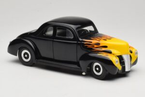 Ford Deluxe Hot Rod Μαύρο Universal Hobbies 1:18 6002 Μέταλλο - εικόνα 6 από 8