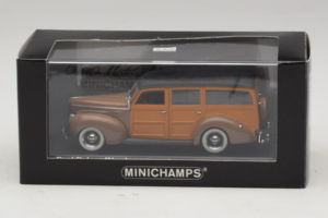 Ford DeLuxe Woody Station Wagon Καφέ Minichamps 1:43 400082111 Μέταλλο - εικόνα 4 από 4