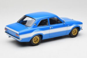 Ford Escort Mk1 RS 1600 Μπλε Λευκό Ρίγες Minichamps 1:18 100688102 Μέταλλο - εικόνα 3 από 8