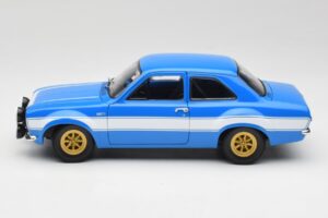 Ford Escort Mk1 RS 1600 Μπλε Λευκό Ρίγες Minichamps 1:18 100688102 Μέταλλο - εικόνα 4 από 8